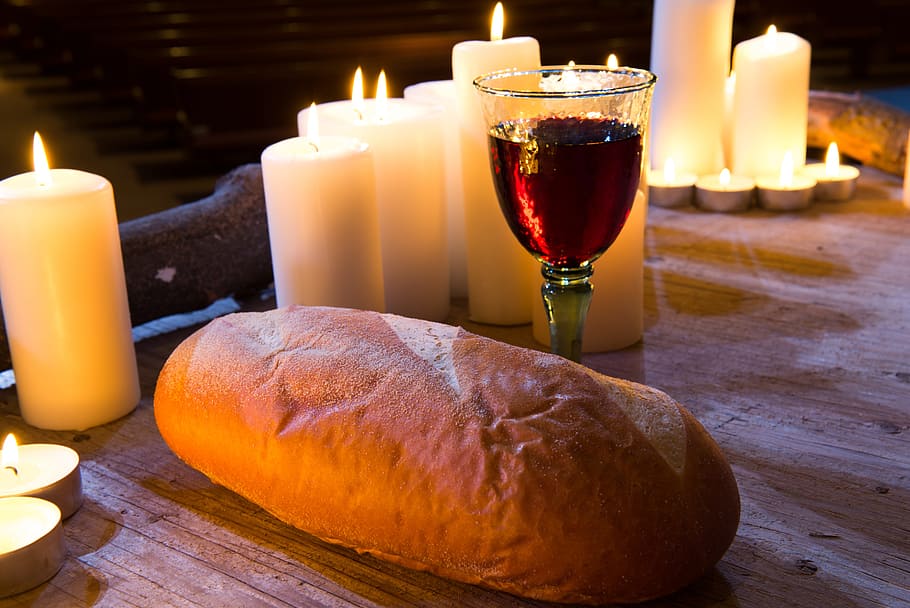 communion wine bread 1